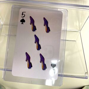 Christian Louboutin Five of Spades Playing Card